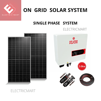 3 KW ON GRID SYSTEM  -  STRING INVERTER MONO