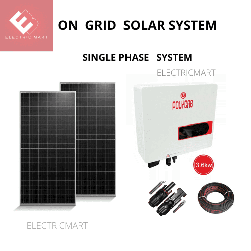 3 KW ON GRID SYSTEM  -  STRING INVERTER MONO