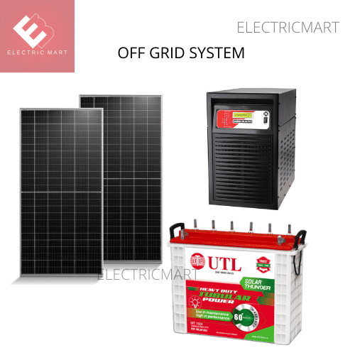 2KVA OFF GRID SOLAR SYSTEM - MONO PANELS (24V) FOR HOMES AND SMALL OFFICES