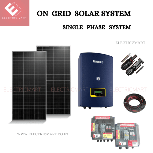 2 KW  ON GRID SYSTEM  - MONO PERC PANELS