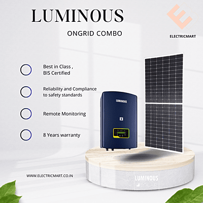 5KW LUMINOUS ONGRID COMBO - 8 YEARS WARRANTY