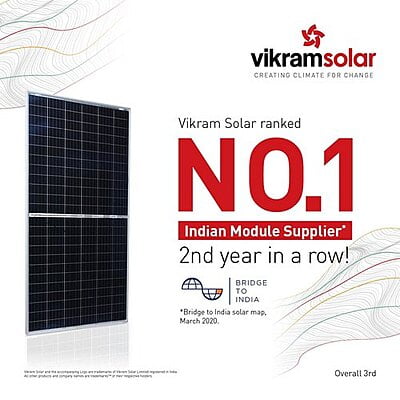 VIKRAM SOLAR - MONO PERC HC - 540wp(Pack of 2)